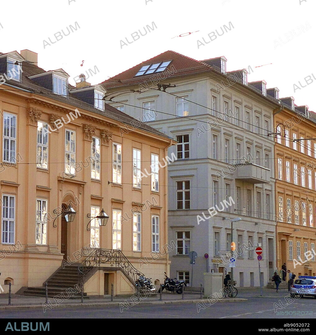 German Chancellor Angela Merkel lives in this apartment at Kurpfergraben 6, in the Mitte District of Berlin.