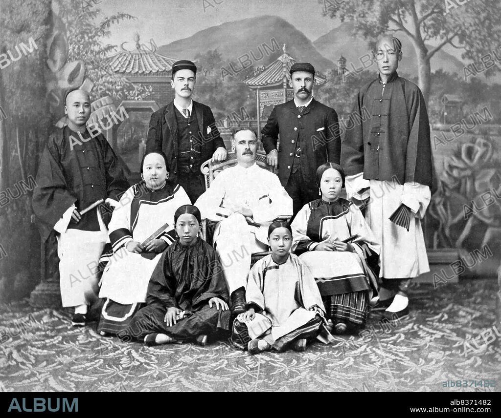 Edward Bangs Drew (1843 - 1924) joined the Chinese Maritime Customs Service in 1864 after earning his BA degree from Harvard. In 1868, Drew was appointed a Commissioner of the Service, a position he held for decades.<br/><br/>. William Hancock (1846-1914) was born at Lurgan, Ireland, and educated at a private school in Lancaster. He attended Queen's College, Belfast, 1862-1866, where he studied Latin, German and chemistry but did not graduate. After completing his studies, he worked in the linen industry. Hancock joined the Chinese Imperial Maritime Customs Service in 1874, and was appointed clerk at Chefoo on arriving in China in July. He was transferred to the Inspectorate-General at Peking in 1875 to study Chinese.<br/><br/>. Thereafter, he moved between postings throughout the country. During 1885-1888, he was a professor at Customs College, Peking, where he probably taught Chinese. Hancock travelled widely in his duties and while on leave, including visits to the Sandwich Islands and Venezuela. In 1906 he witnessed the San Francisco earthquake and fire. He was fascinated by botany, and contributed findings collected on his travels to Kew Gardens in London. He was a Fellow of the Linnaean and Royal Geographical Societies. Hancock resigned from the service in 1908, and died at Clifton, Bristol, on 6 August 1914.