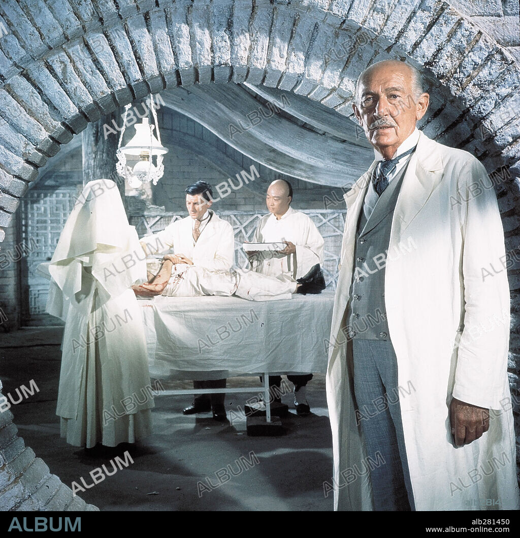 PAUL LUKAS in 55 DAYS AT PEKING, 1963, directed by NICHOLAS RAY. Copyright SAMUEL BRONSTON PRODS/ALLIED ARTISTS.