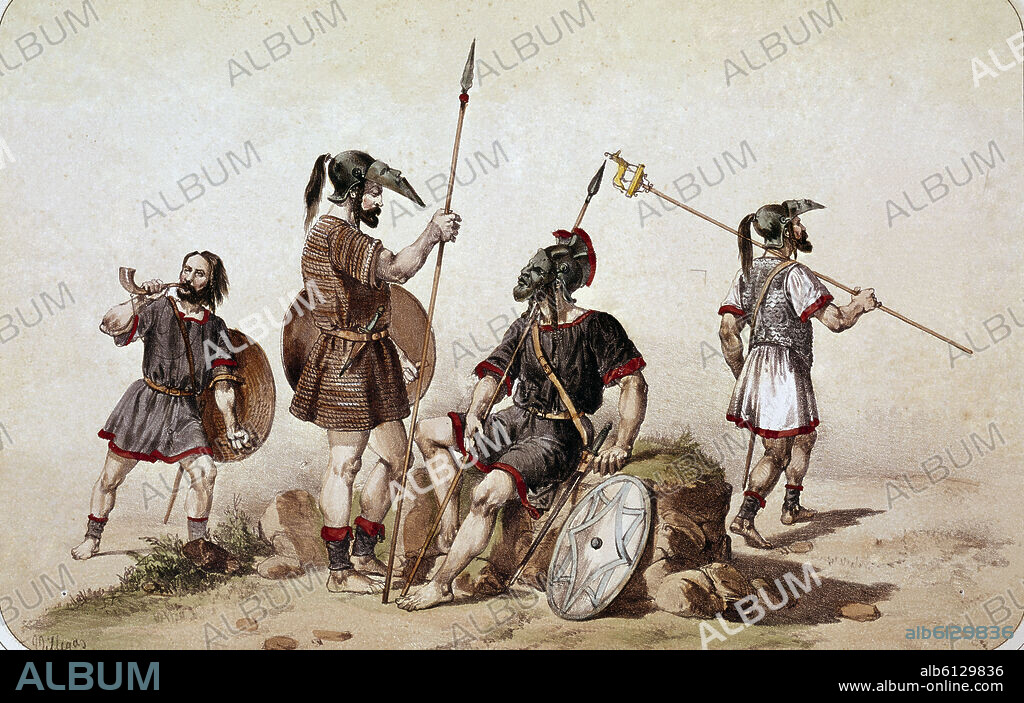 JOSE RUBIO DE VILLEGAS. GUERREROS CANTABRO LUSITANO Y TURDETANO.