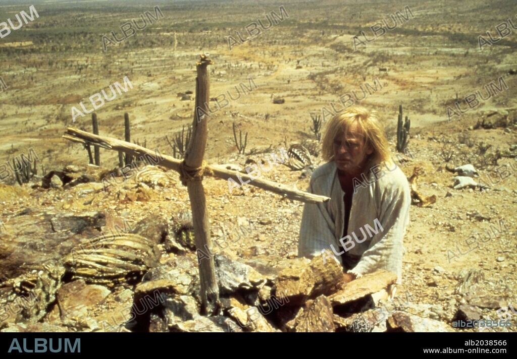 KLAUS KINSKI en COBRA VERDE, 1987, dirigida por WERNER HERZOG. Copyright WERNER HERZOG FILMPRODUKTION.
