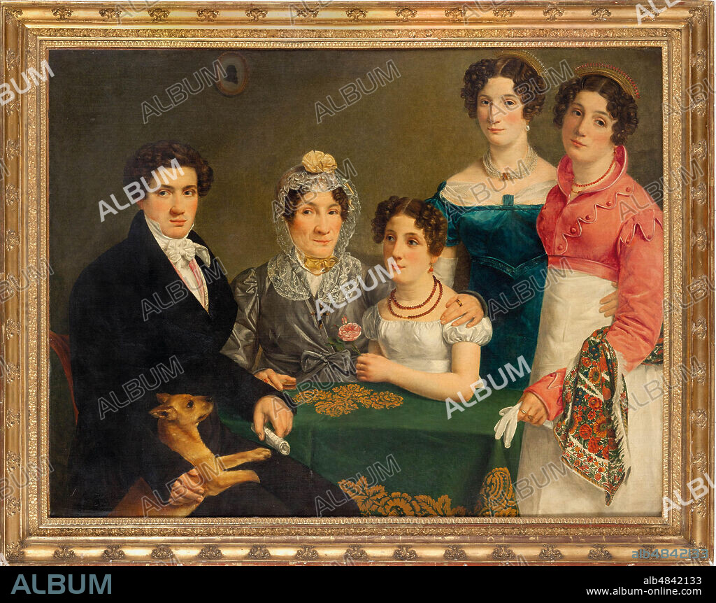 ANONYMOUS. The Family of the composer Vincenzo Bellini.