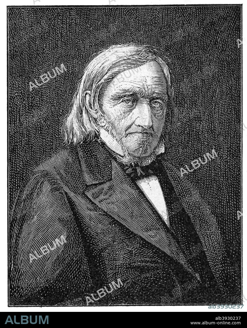 Karl Ernst von Baer, 19th century German biologist, (1900). Born in Estonia, Baer (1792-1876) is regarded as one of the founding fathers of embryology. He discovered the mammalian ovum (egg) in 1827. From 1834 von Baer was a professor at the St Petersburg Academy of Sciences, Russia. In later life he was a prominent critic of the theories of Charles Darwin.