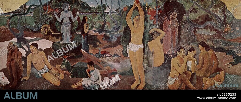 PAUL GAUGUIN. R-DE DONDE VENIMOS QUIENES SOMOS A DONDE VAMOS-1897.