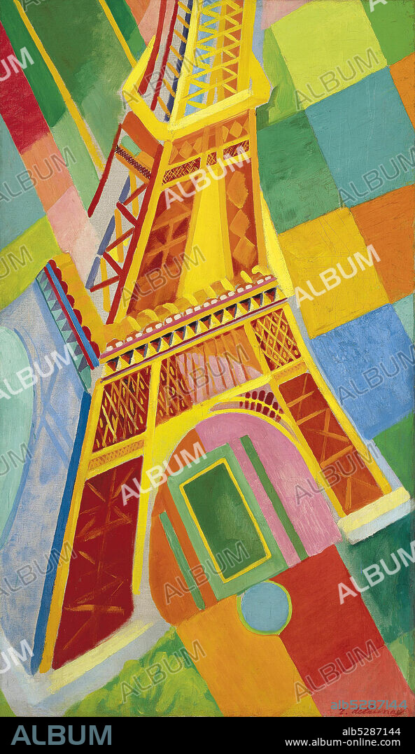 ROBERT DELAUNAY. La Tour Eiffel.
