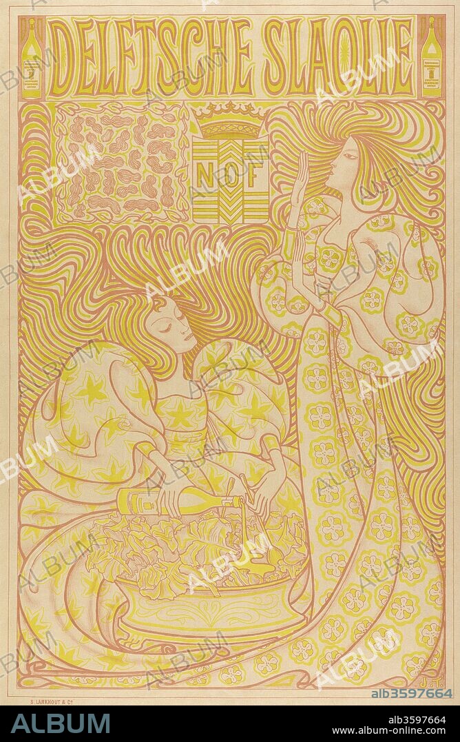 JAN TOOROP. Poster for Loten van de Nationale tentoonstelling van vrouwenarbeid.