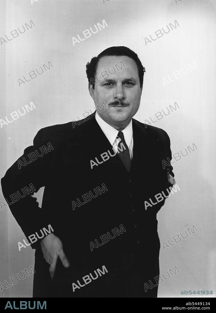 British Politicians: Bernard Richard Braine, M.P. Conservative Member of Parliament for Billericay Division of Essex; Parliamentary Private Secretary to Minister of Transport. March 27, 1954. (Photo by Camera Press).