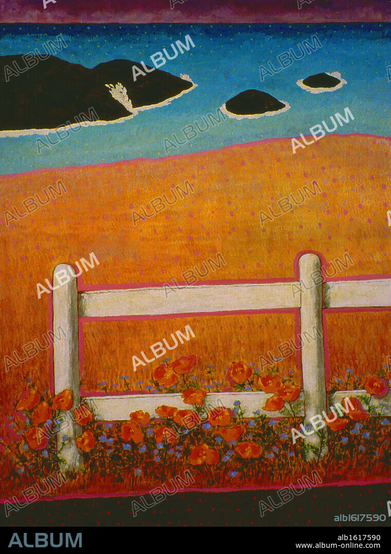 I Remember California  2002  John Newcomb (20th C. American)  Acrylic on canvas  Private Collection.