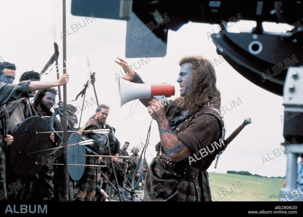 MEL GIBSON en BRAVEHEART, 1995, dirigida por MEL GIBSON. Copyright 20TH CENTURY FOX.