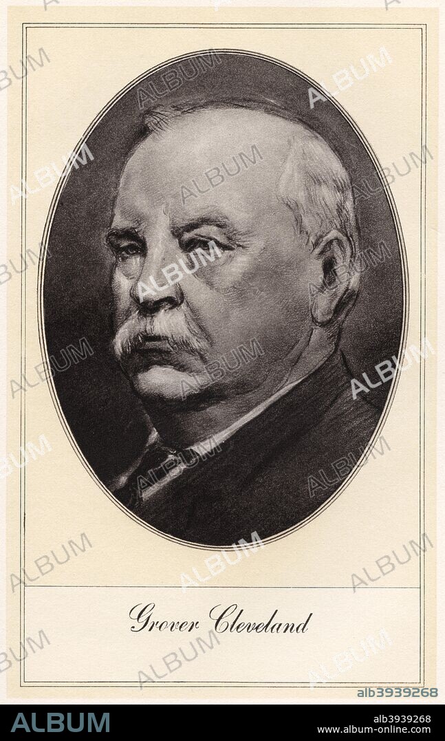 Stephen Grover Cleveland, 22nd and 24th President of the United States, (early 20th century). Cleveland (1837-1908) was twice president (1885-1889, 1893-1897), the only chief executive to be reelected after defeat.
