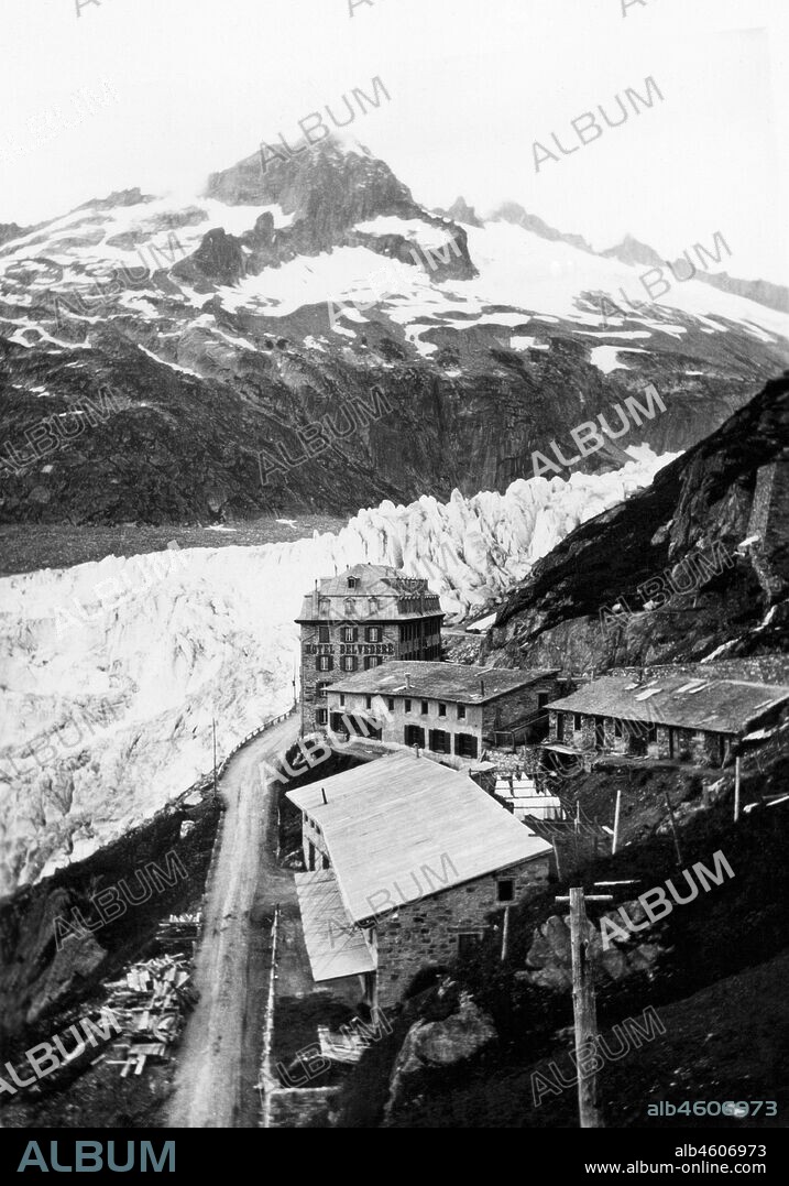 Hotel Belvedere . Furka Pass. Switzerland. 1908.