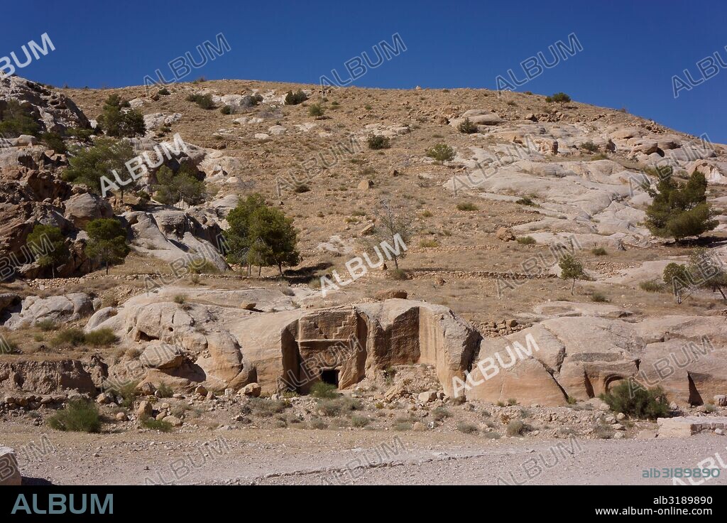Petra. Importante enclave arqueológico en Jordania. Capital del antiguo reino Nabateo.