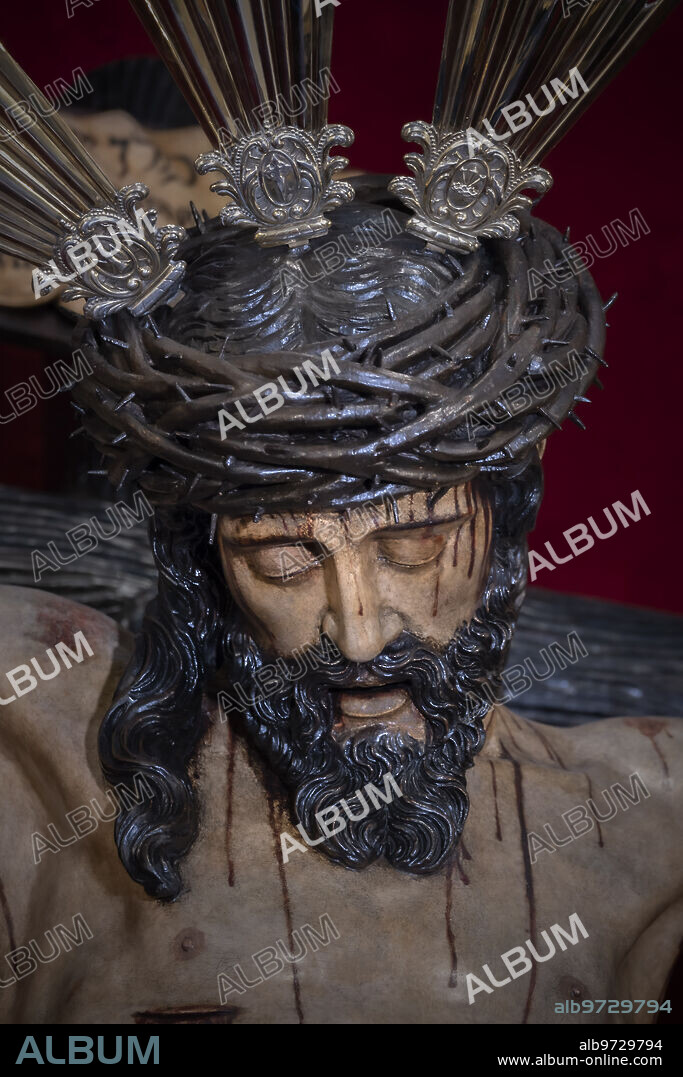Sevilla, 21/12/2021. El santísimo cristo de la Salud, de la hermandad de la Carretería. Foto: J.M.Serrano, Raúl doblado Archsev.