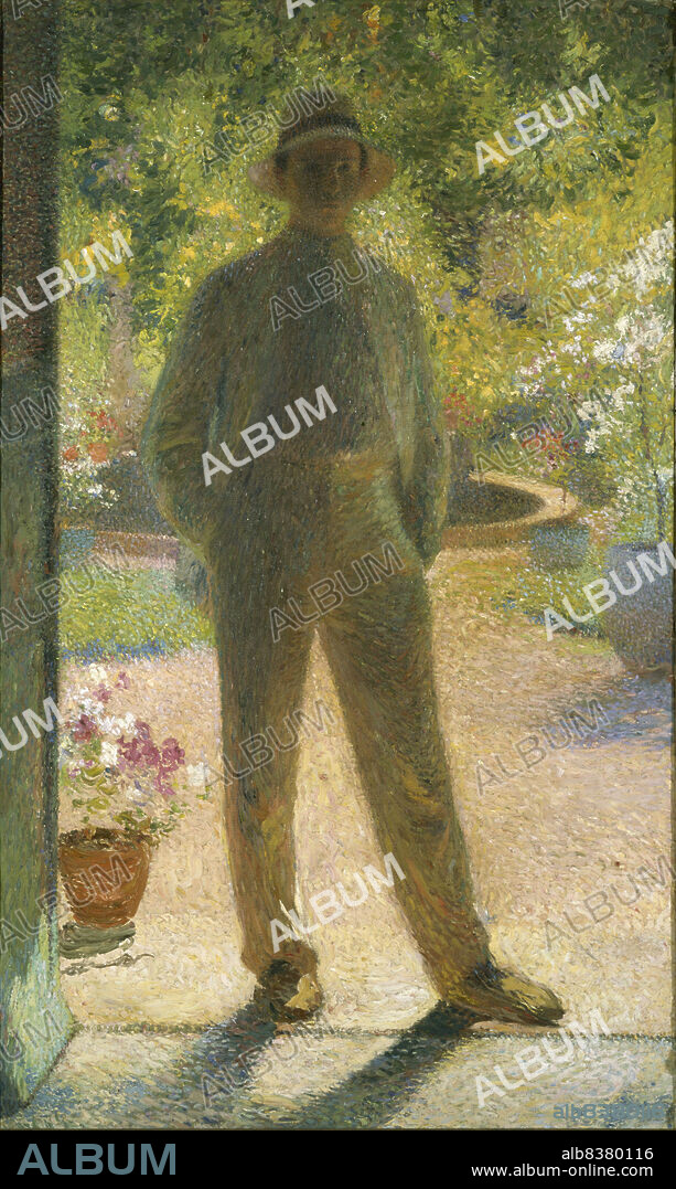 HENRI MARTIN. Jacques Martin-Ferrieres in Marquayrol, 1910.