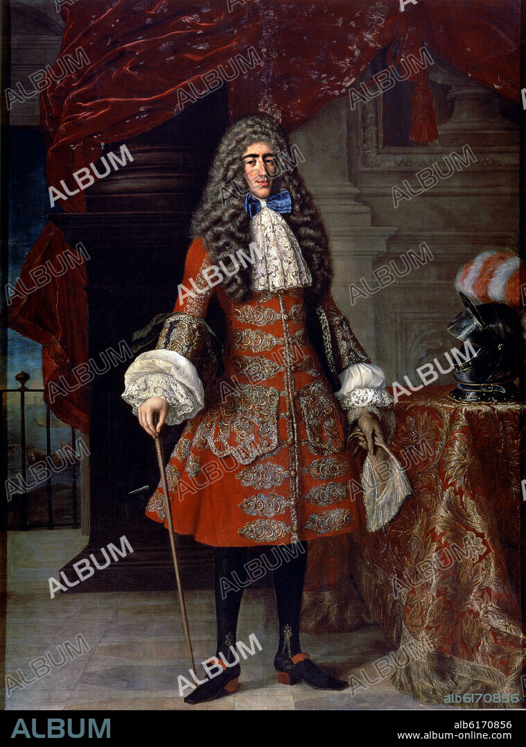 JACOB FERDINAND VOET. DON LUIS DE LA CERDA, IX DUQUE DE MEDINACELI - SIGLO XVII - OLEO/LIENZO - 231 x 173 cm - NP 2561 - BARROCO FLAMENCO.