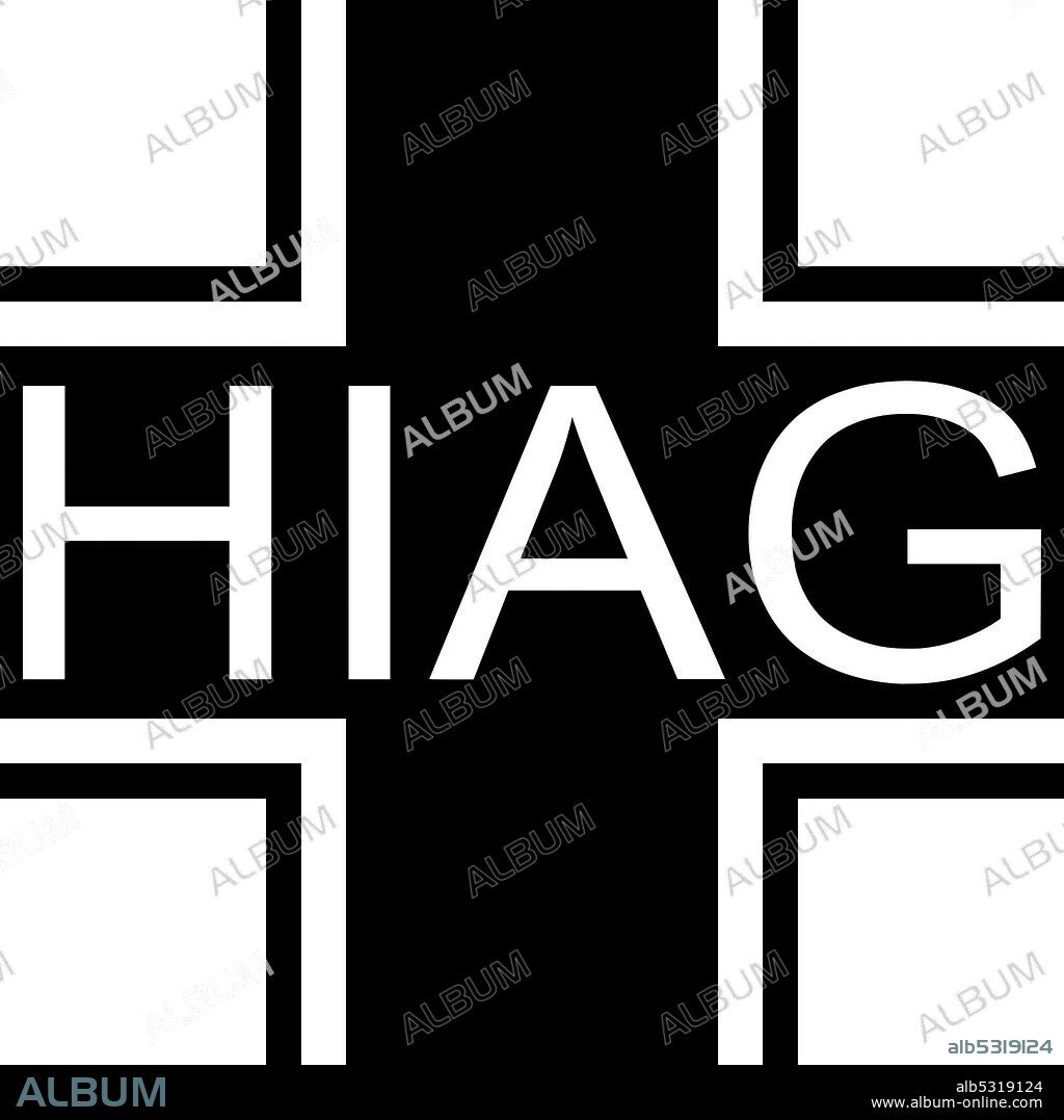 Logo de HIAG (en alemán: Hilfsgemeinschaft auf Gegenseitigkeit der Angehörigen der ehemaligen Waffen-SS, literalmente "Asociación de Ayuda Mutua de ex miembros de las Waffen-SS").