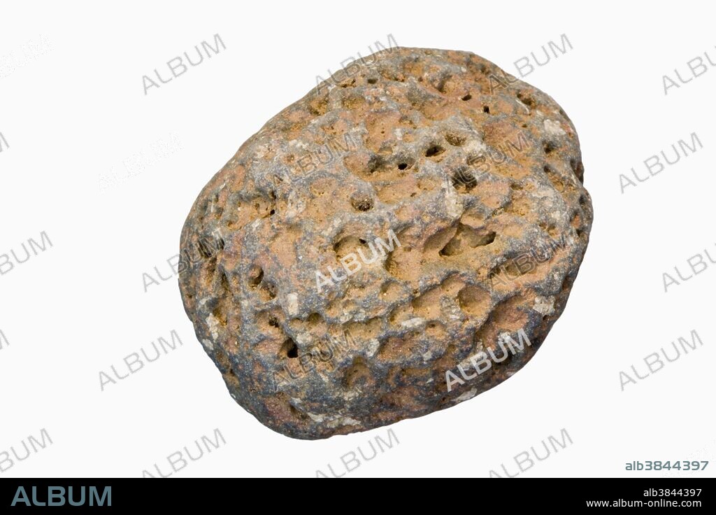 Lapilli are droplets of lava rounded by falling through the air, 2 mm - 64 mm in diameter. Sample from Iceland, courtesy of Perkins Museum of Geology, University of Vermont.