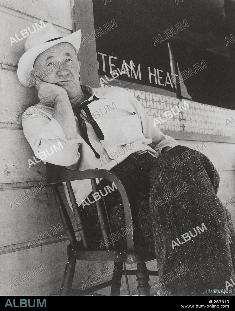 WALTER BRENNAN in BAD DAY AT BLACK ROCK, 1955, directed by JOHN STURGES. Copyright M.G.M.