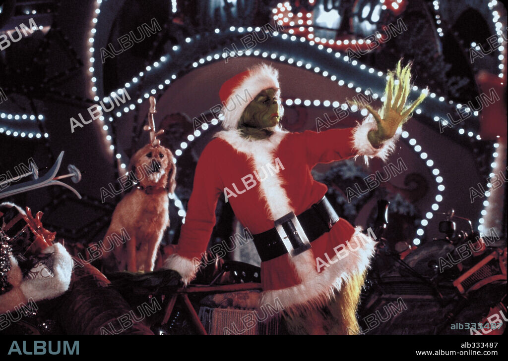 JIM CARREY en EL GRINCH, 2000 (HOW THE GRINCH STOLE CHRISTMAS), dirigida por RON HOWARD. Copyright UNIVERSAL / GORDON, MELINDA SUE.