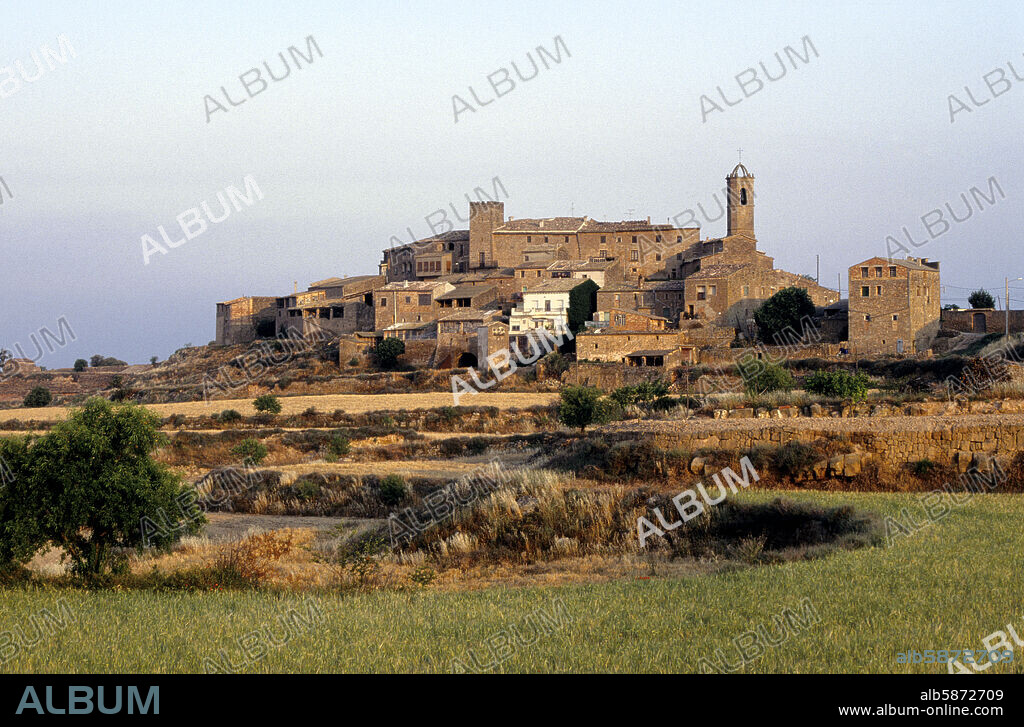 Castillo y pueblo de Florejacs (La Segarra).