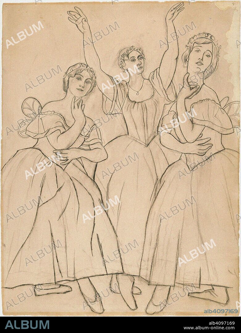 PABLO PICASSO. The Three Dancers: Olga Khokhlova, Lydia Lopokova and Lubov Tchernicheva.