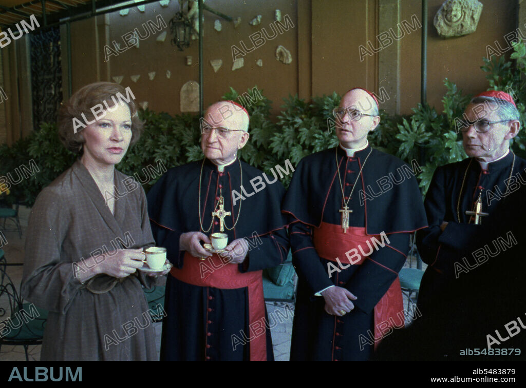 Rosalynn Carter with American Cardinals in Rome for Pope Paul VI's funeral. circa  08/13/1978.