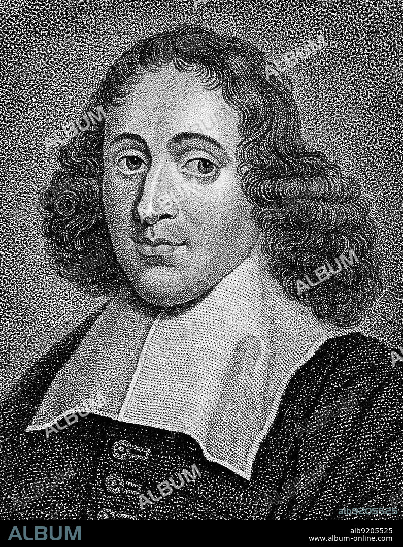 Baruch Spinoza (1632-1677) was a Dutch philosopher of Portuguese Sephardi Jewish origin. Spinoza's Ethics, published posthumously, became a key text in Western philosophy. Stipple engraving by C. F. Riedel after Gottlieb Friedrich Riedel (1724-1784).