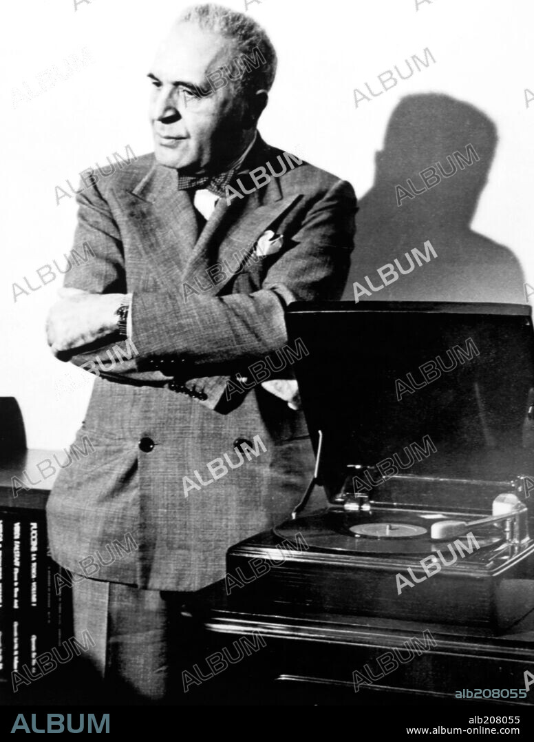 El director de orquesta y compositor alemán Bruno Walter.