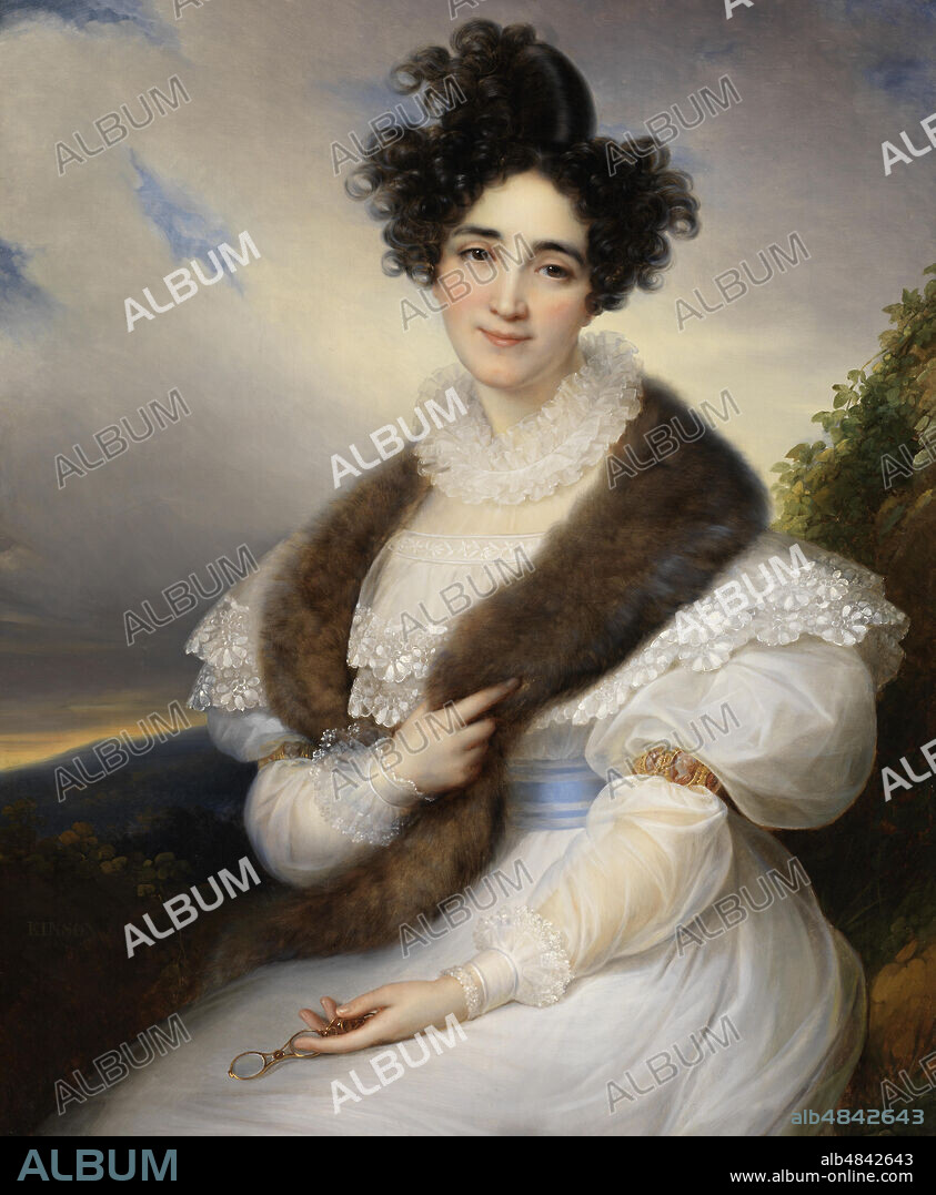FRANçOIS-JOSEPH KINSON. Portrait of Marie-Joséphine-Emilie Lafont-Porcher.