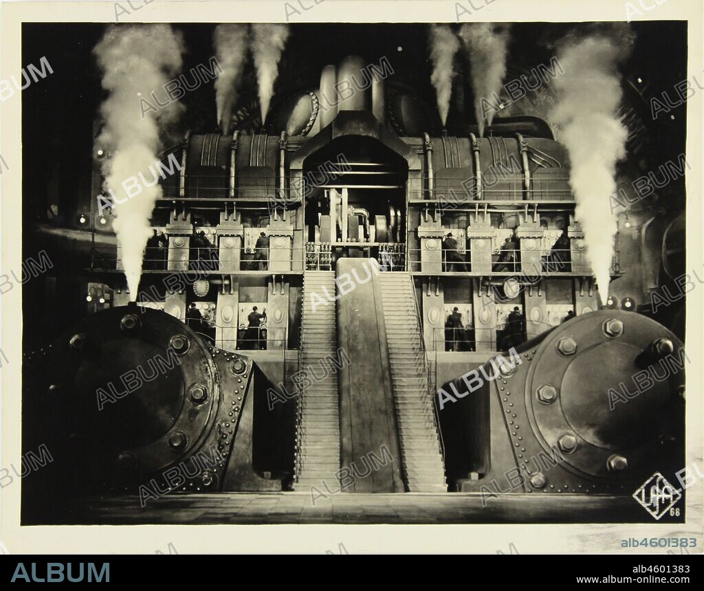 HORST VON HARBOU. Scene from the film Metropolis by Fritz Lang.