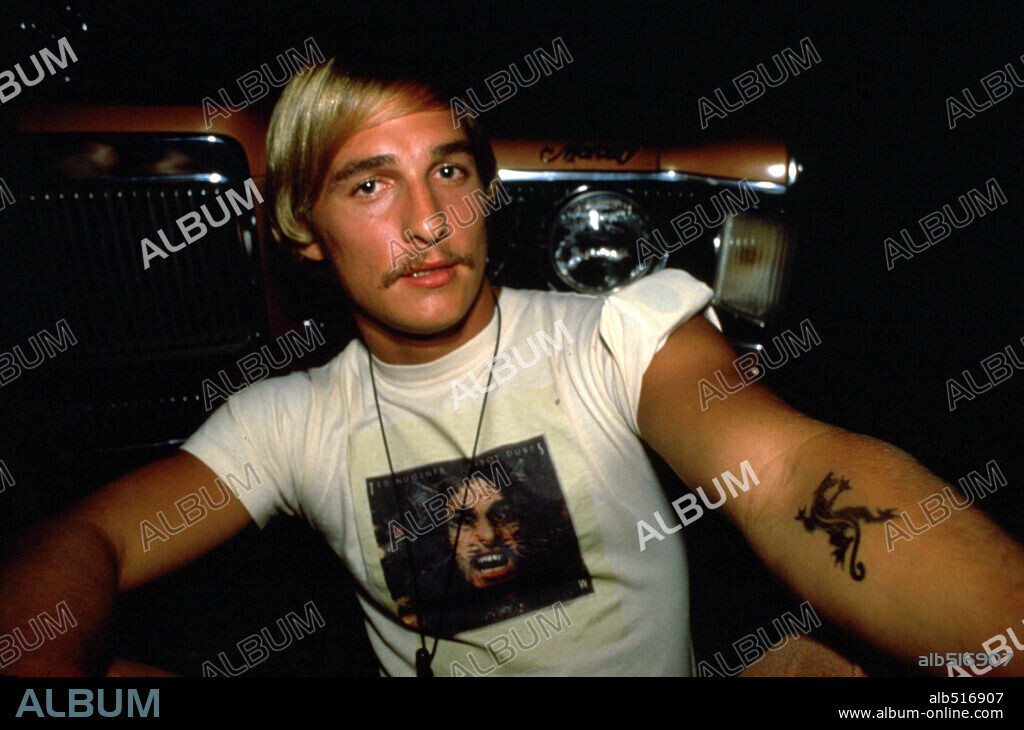 MATTHEW McCONAUGHEY in DAZED AND CONFUSED, 1993, directed by RICHARD LINKLATER. Copyright ALPHAVILLE.