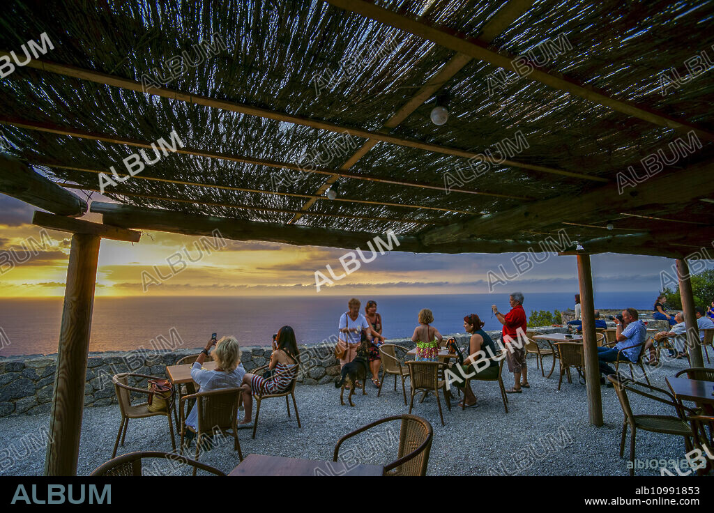 sunset in Mirador de Son Marroig-Sa Foradada. Deia.Mallorca. Illes Balears. spain.