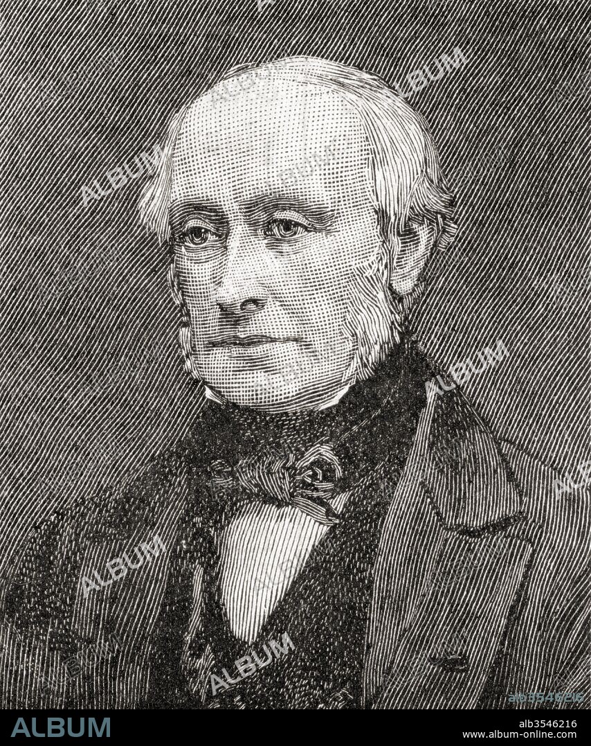 William George Armstrong, 1st Baron Armstrong, 1810 - 1900. English scientist, inventor, philanthropist and industrialist who founded the Armstrong Whitworth manufacturing concern on Tyneside. From The Century Edition of Cassell's History of England, published c. 1900.