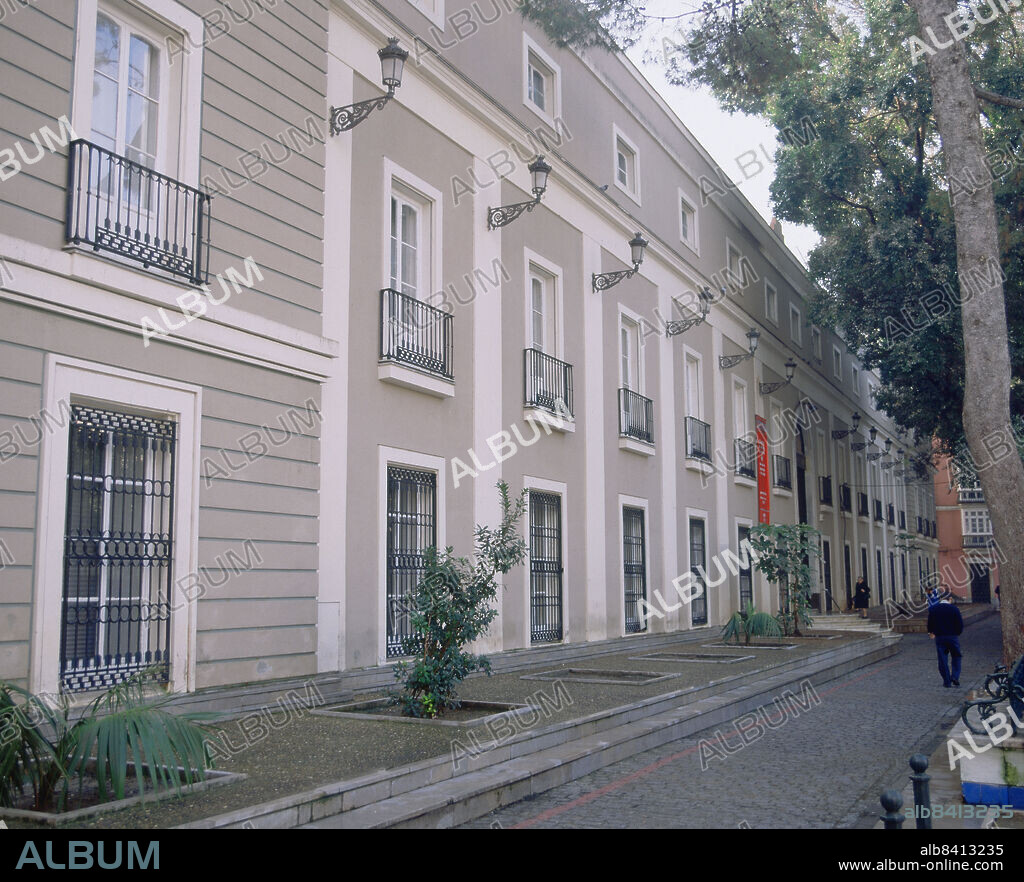 JUAN DAURA (1791-1844). MUSEO DE CADIZ SITUADO EN LA PLAZA DE LA MINA - EDIFICIO NEOCLASICO INAUGURADO EN 1838.