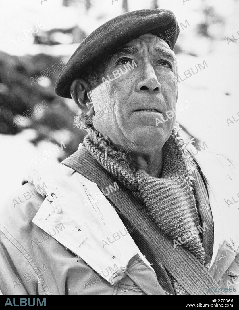 ANTHONY QUINN in THE PASSAGE, 1979, directed by J. LEE THOMPSON. Copyright UNITED ARTISTS.