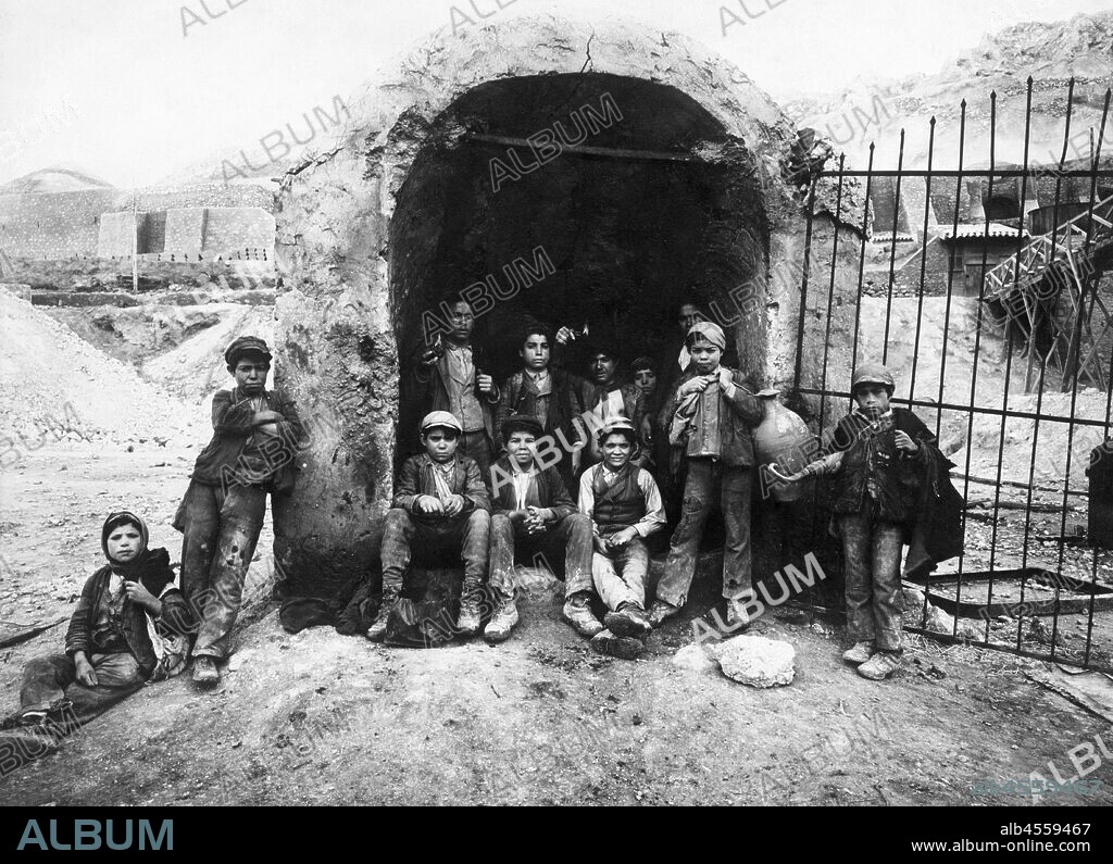 Italy. sicily. sicilian carusi. mine.