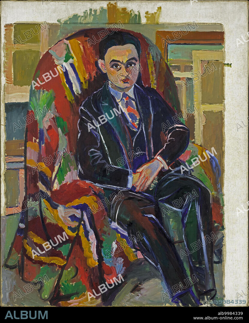 Suzanne Valadon/ Le docteur Robert Le Masle [vers 1930], Peinture. Huile sur toile.100 x 81 cm.