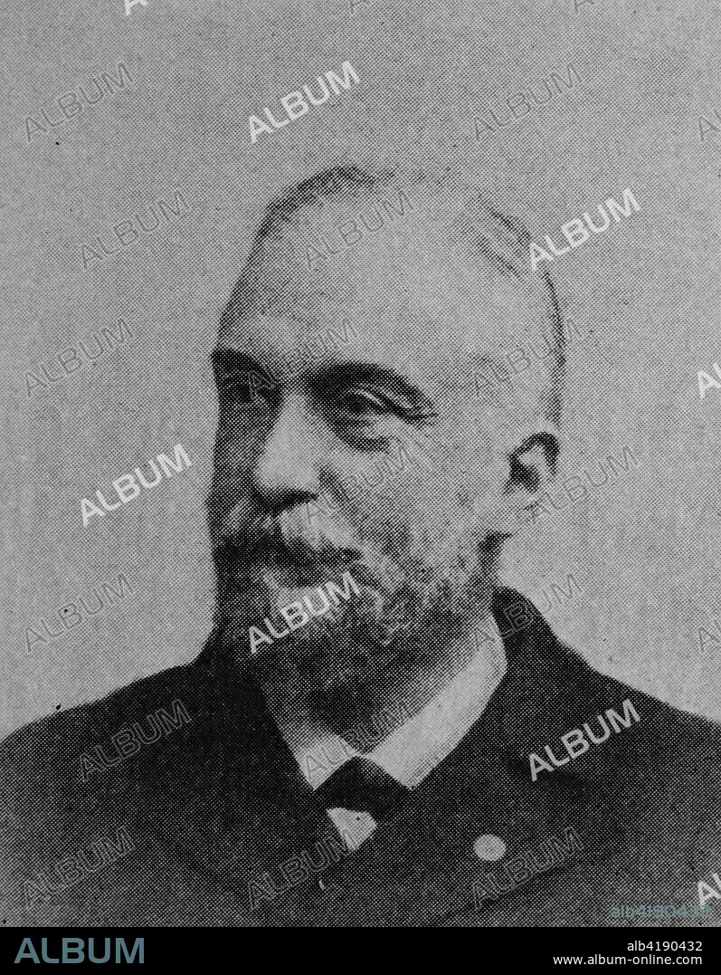 Auguste-Henri Forel, 1848-1931, was a Swiss myrmecologist, neuroanatomist, psychiatrist and eugenicist, notable for his investigations into the structure of the human brain and that of ants, reproduction photo from the year 1895, digital improved.