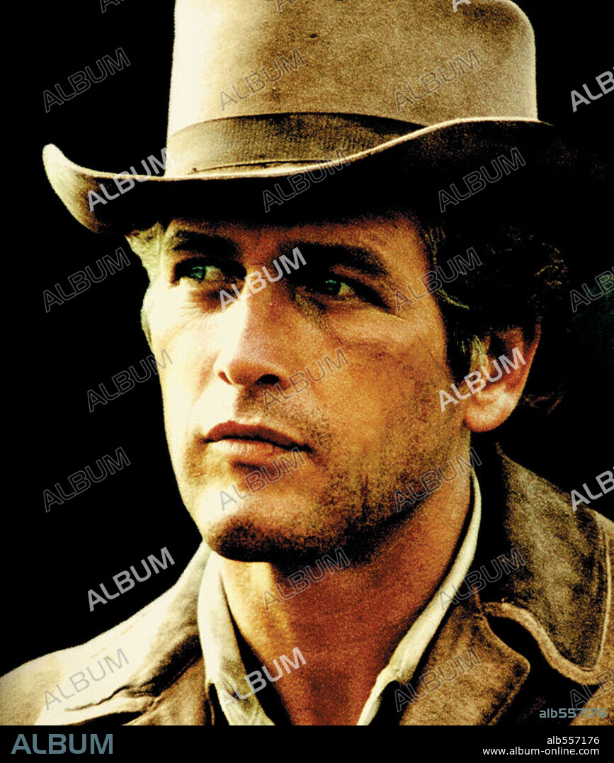 PAUL NEWMAN en DOS HOMBRES Y UN DESTINO, 1969 (BUTCH CASSIDY AND THE SUNDANCE KID), dirigida por GEORGE ROY HILL. Copyright 20TH CENTURY FOX.