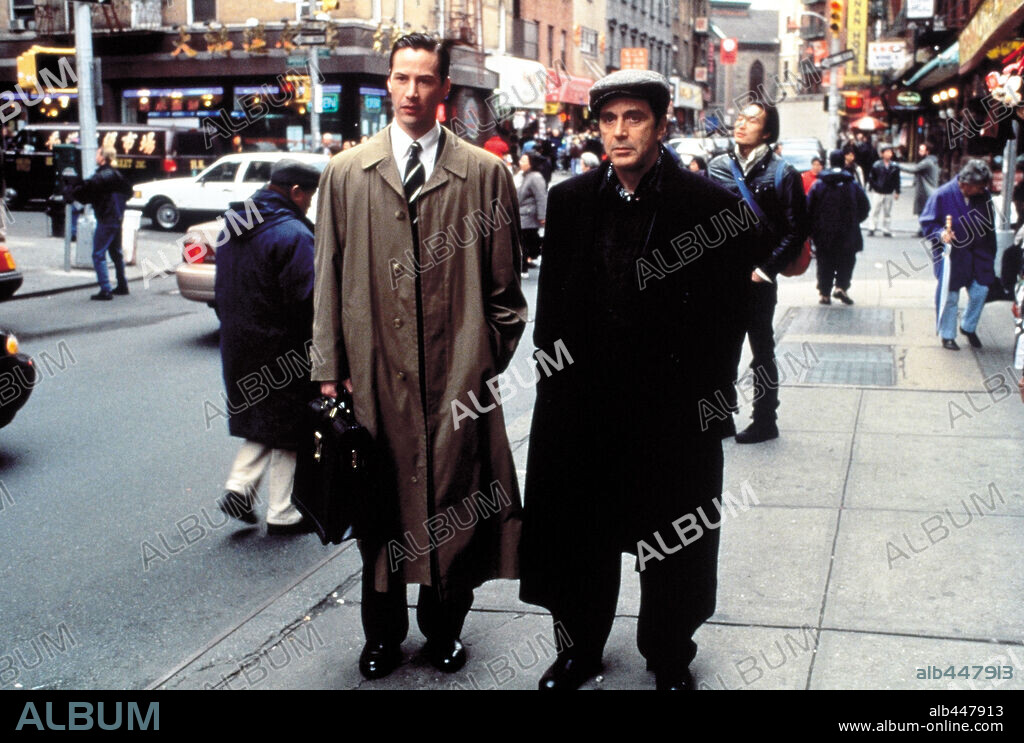 AL PACINO and KEANU REEVES in THE DEVIL'S ADVOCATE, 1997, directed by TAYLOR HACKFORD. Copyright MONARCHY ENT.