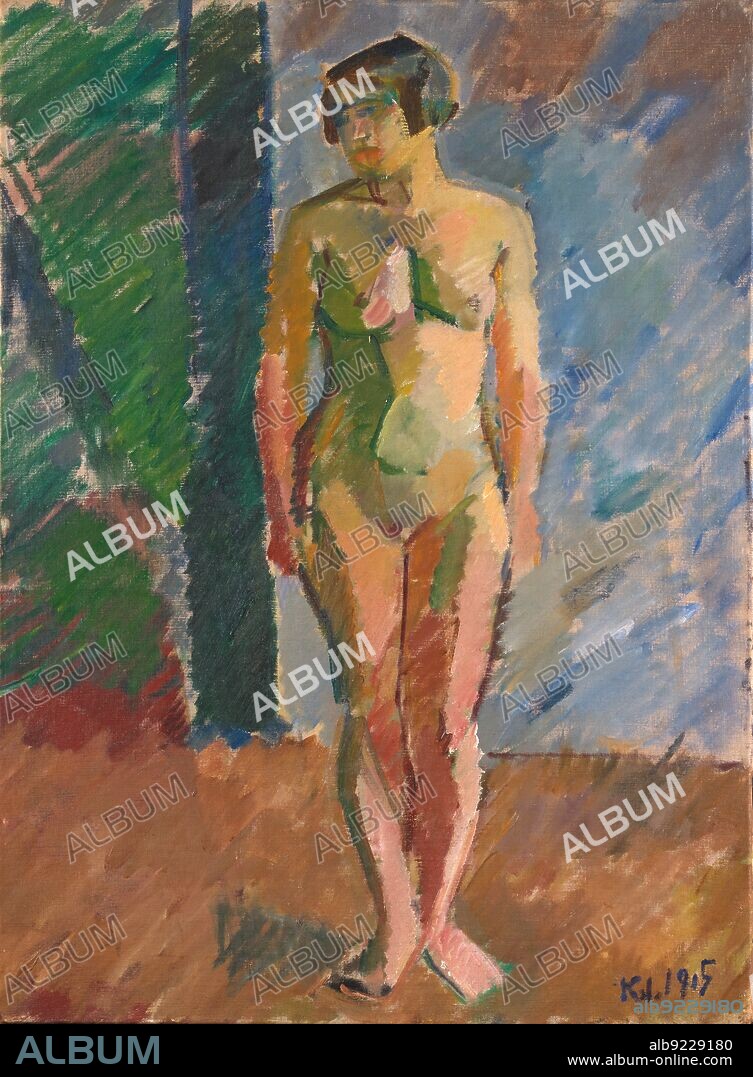 KARL ISAKSON. Standing Model, 1915.