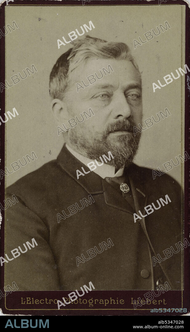 ALPHONSE LIÉBERT. Portrait of Gustave Eiffel (1832-1923).