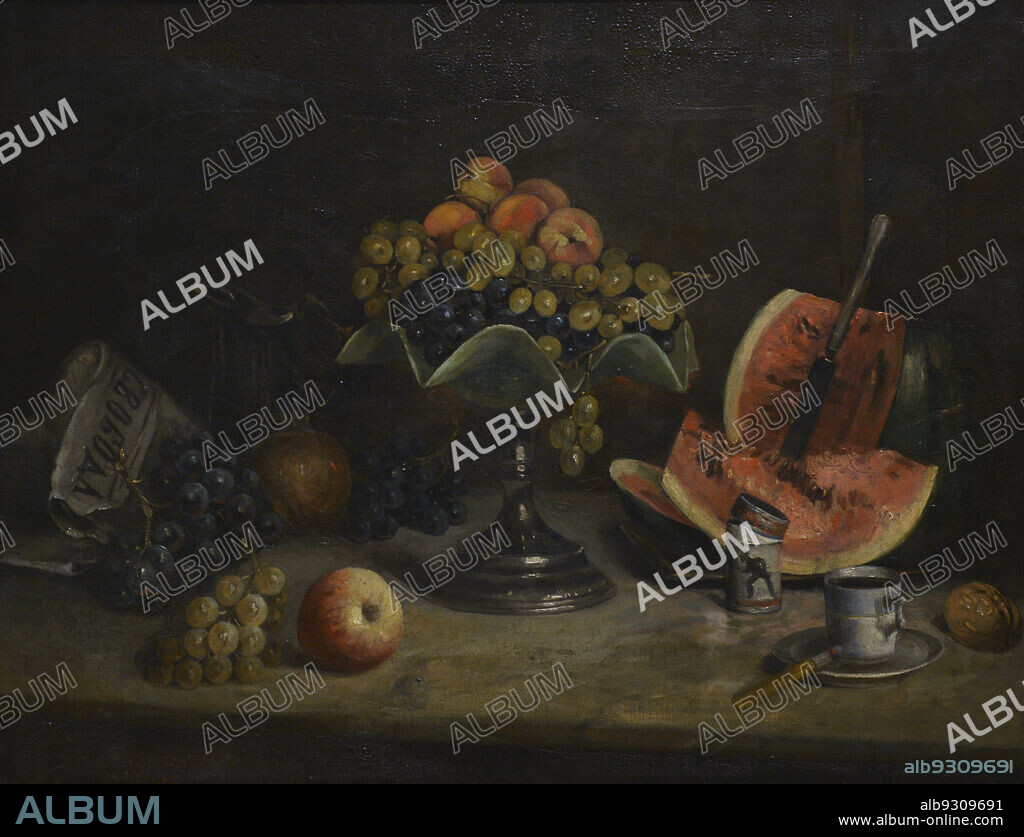 Ivan Dimitrov (1850-1944). Bulgarian painter. Still Life with Epergne, 1900. National Art Gallery. Sofia. Bulgaria.