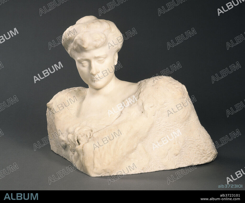 AUGUSTE RODIN. Katherine Seney Simpson (Mrs. John W. Simpson). Dated: 1902-1903. Dimensions: overall: 55.4 x 69 x 41.5 cm (21 13/16 x 27 3/16 x 16 5/16 in.). Medium: marble.