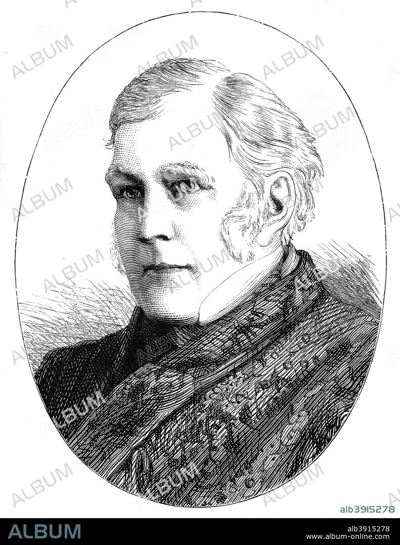 Stratford Canning, 1st Viscount Stratford de Redcliffe (1786-1880), British diplomat. Illustration from The Life & Times of Queen Victoria, Vol II, by Robert Wilson.