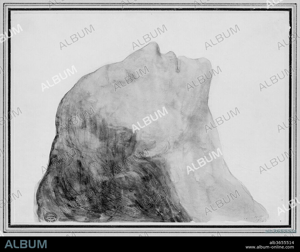 Towards the Infinite (Kamila Gibran, mother of the artist). Artist: Kahlil Gibran (Lebanese, Bsharri 1883-1931 New York). Dimensions: 8 3/8 x 11 in. (21.3 × 27.9 cm). Date: 1916.