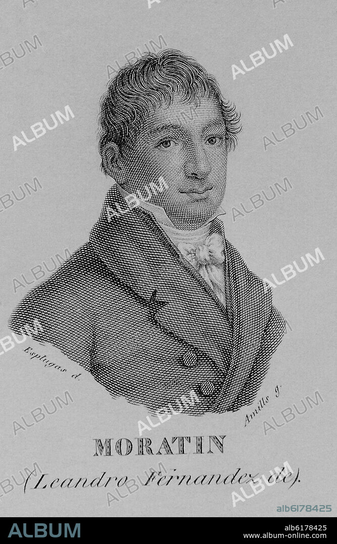 JUAN AMILLS. LEANDRO FERNANDEZ DE MORATIN - 1760/1828 - DRAMATURGO ESPAÑOL CREADOR DE LA COMEDIA NEOCLASICA.