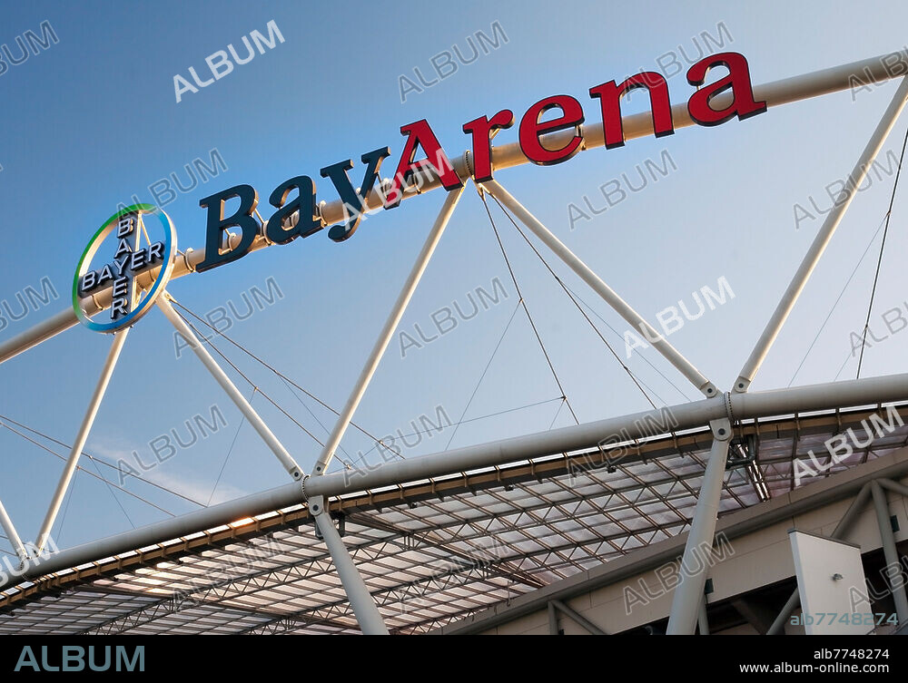 BayArena, stade de football de Bayer 04 Leverkusen, Leverkusen, Rhénanie du Nord-Westphalie, Allemagne, Europe. Leverkusen, 10 mai 2017.