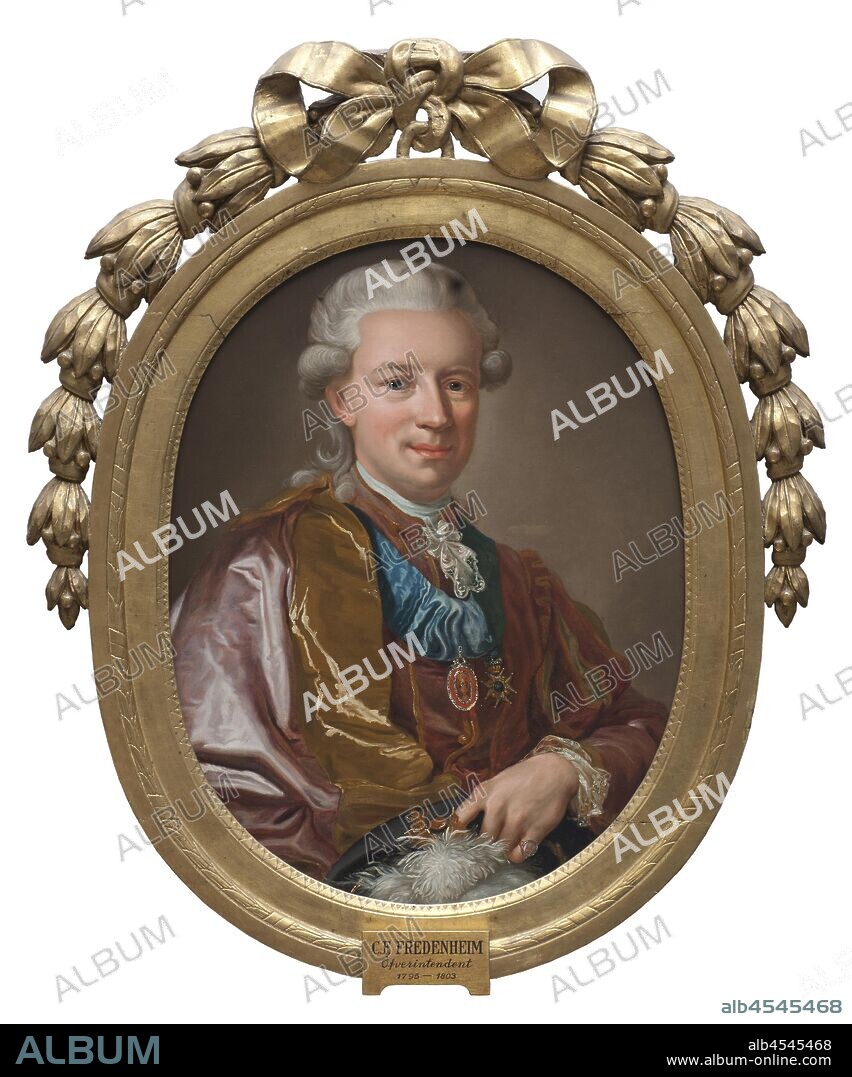 After Lorens Pasch the Younger, Carl Fredrik Fredenheim, Karl Fredrik Fredenheim, 1748-1803 (was named before Adlandet 1769 Mennander), painting, portrait, 1779, oil, Height, 73 cm (28.7 inches), Width, 59 cm (23.2 inches).