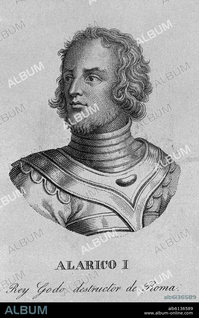 JUAN AMILLS. ALARICO I (C.370/C 410)-REY DE LOS VISIGODOS.